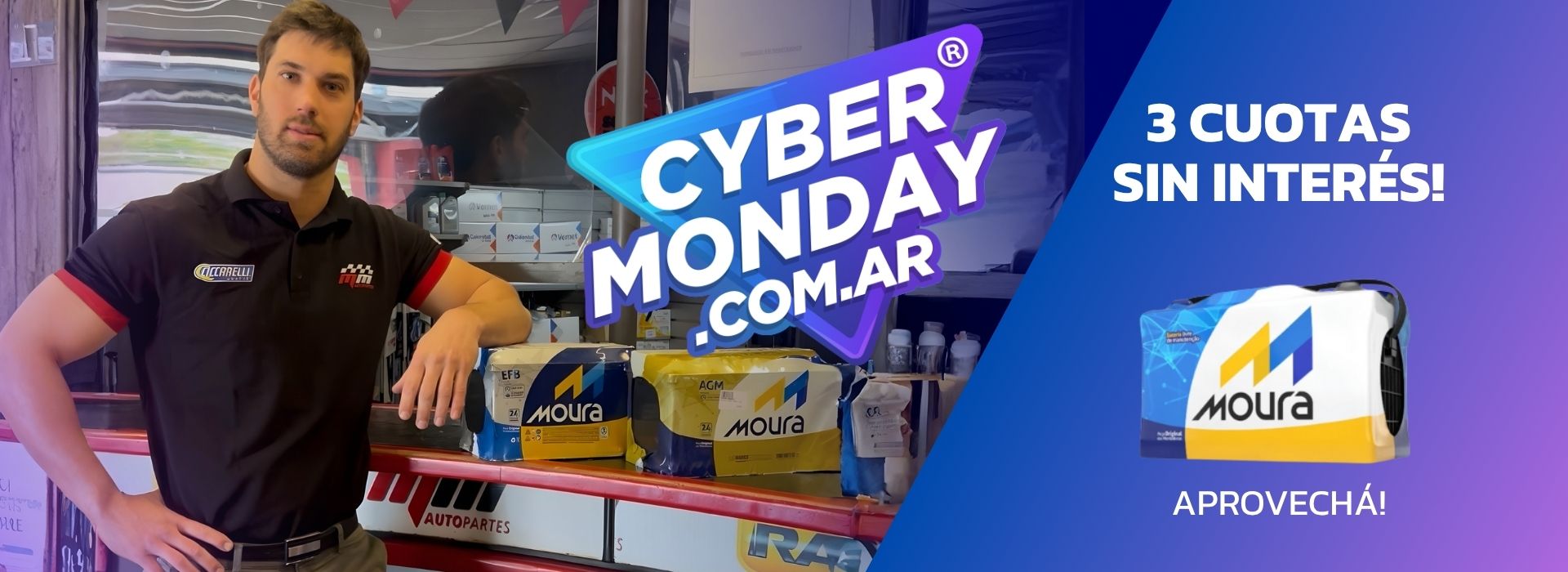 cyber monday baterias moura