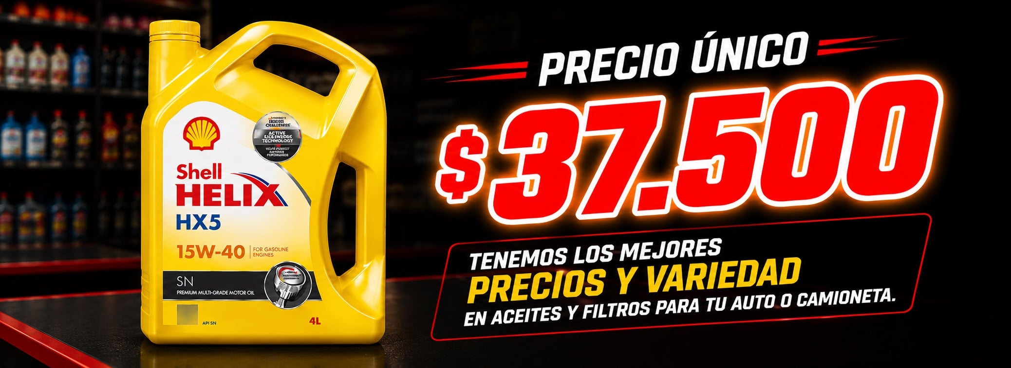 Oferta en aceite Helix 15W-40