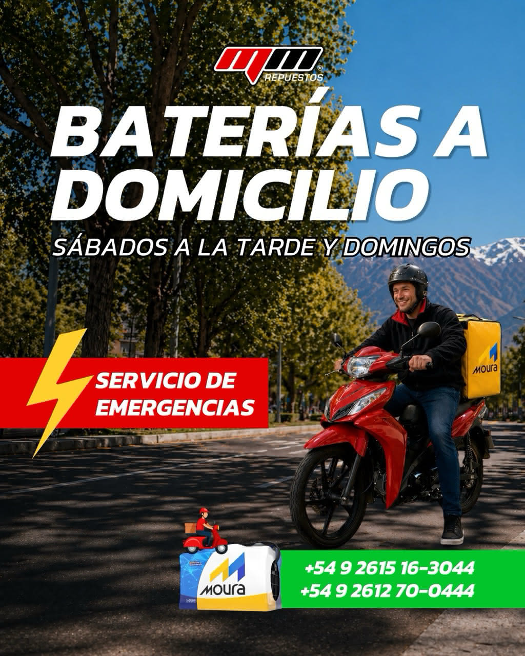 Batería de auto en Mendoza — MM