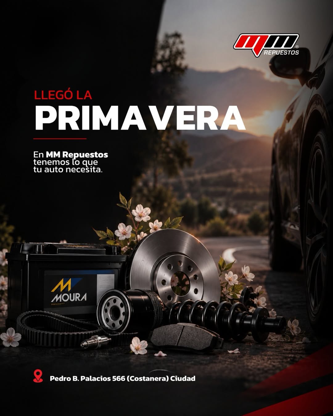 Repuestos para preparar el auto en primavera, MM Repuestos Mendoza